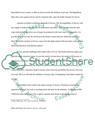 The Contest in America