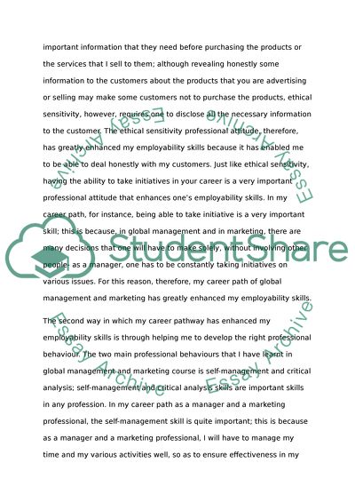 Personal Development and Planning