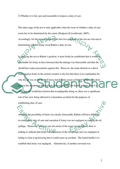 Law of Tort Assignment