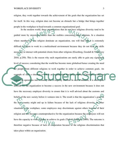 The Workplace Diversity