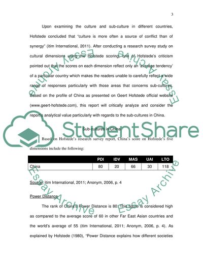 Managing across Cultures in the Modern World