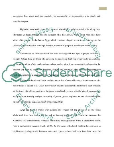 People Evolving the Use of Tower Blocks as Social Living Systems