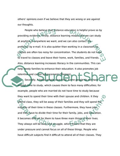 The Benefits, Problems and Features of Distance Education