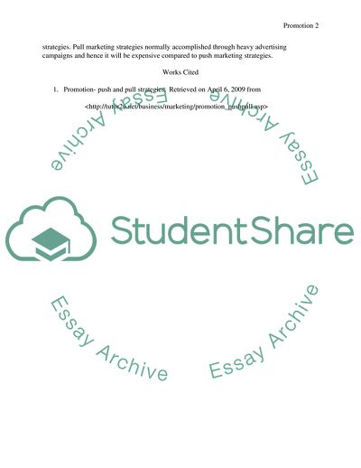 Promotion Mix Strategies