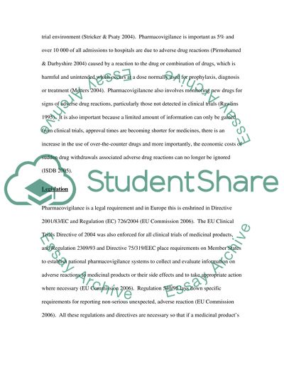 Why Pharmacovigilance Is Inportant for Future Research