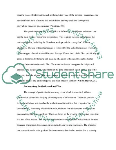 Documentary Film Analysis