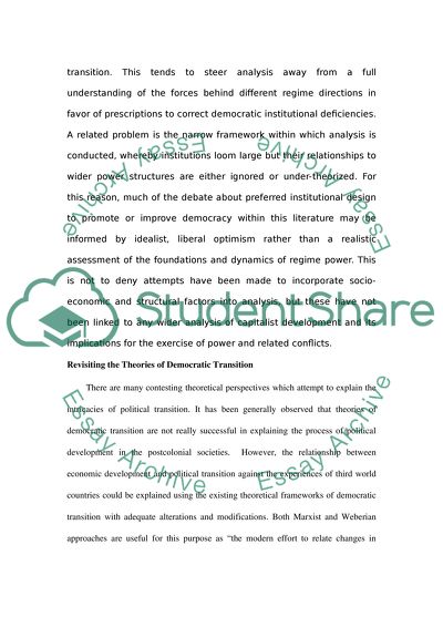 The Politics of Democratic Transition in Southeast Asia