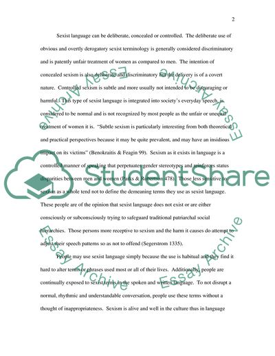 Sexism is alive and well in the English language