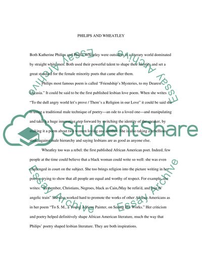 The Analysis of the poem Friendships Mysteries, to my Dearest Lucasia