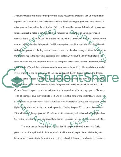 The Aspect of School Dropouts