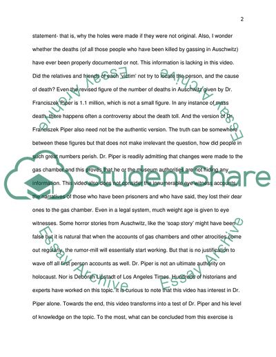 Horror Stories from Auschwitz