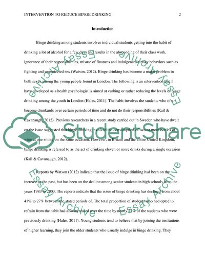 Binge Drinking among Students