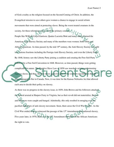 The Reform Movements of the 19th Century