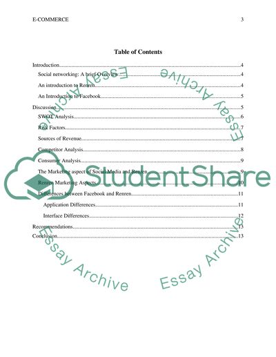 The Chinese Social Networking Website: Renren