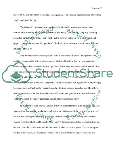 A woman in New Orleans in the book A Confederacy of Dunces By John Kennedy Toole