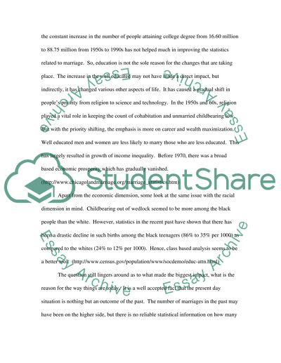 Numbers Drop for the Married with Children