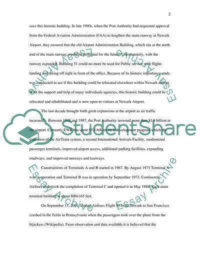 The Newark International Airport