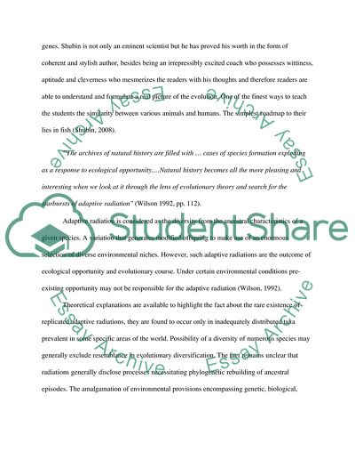 Evolutionary development