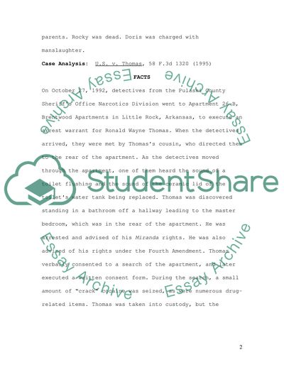 Cooperating Witnesss Evidence