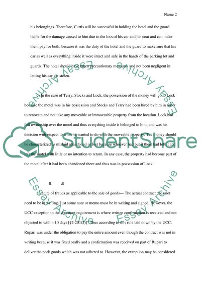 Busines Law Research Paper