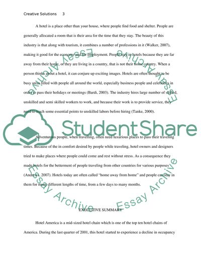 Hotel Industry - Hotel America