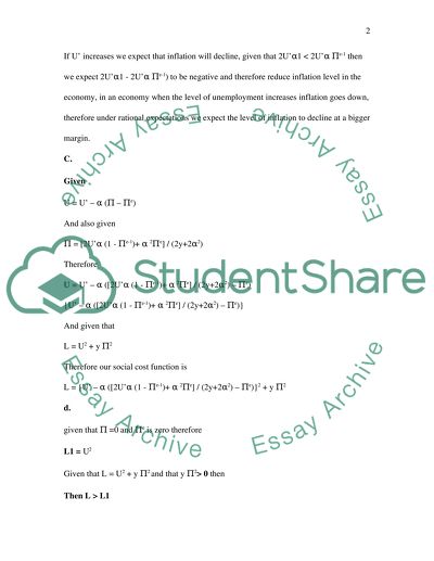 Macroeconomics Master Research Paper
