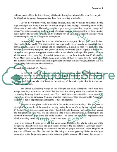 Annotated Bibliography