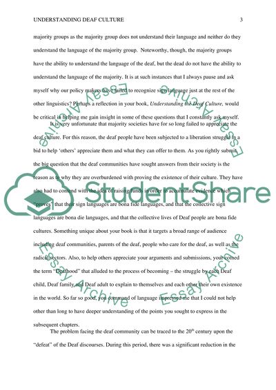 Understanding Deaf Culture