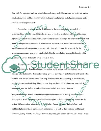 Philosophy of Feminism