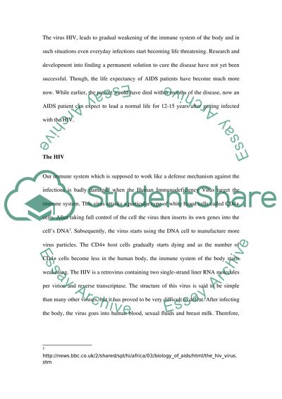 AIDS and How It Spread Globally