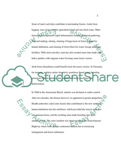 Making It Easier for Malaria to Come Back