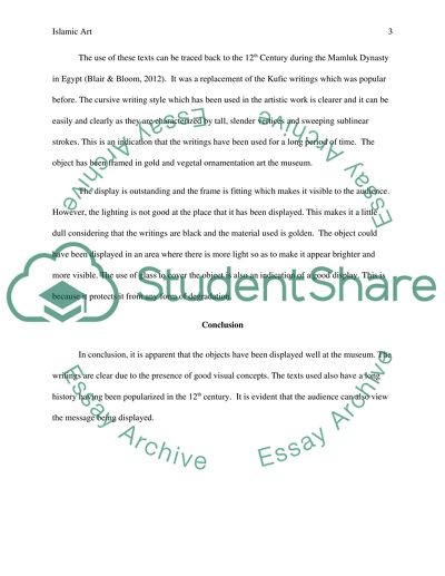 The Mirage of Islamic Art