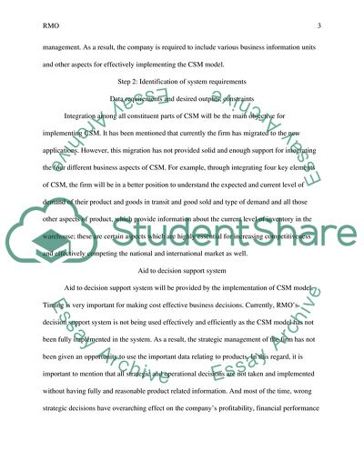 Rocky Mountain Outfitters Project Development