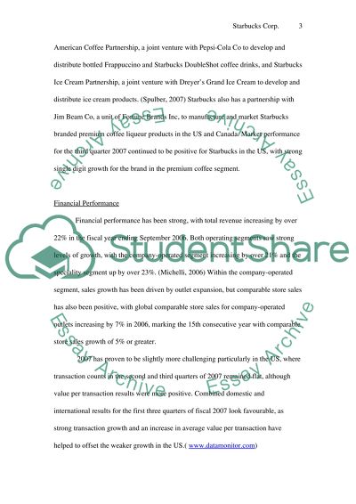 Marketing Strategies Used Starbucks Corporation