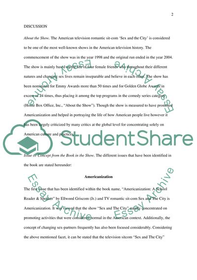 Influence of American TV Shows