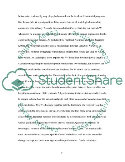 Basic and Applied Sociological Research for Social Work