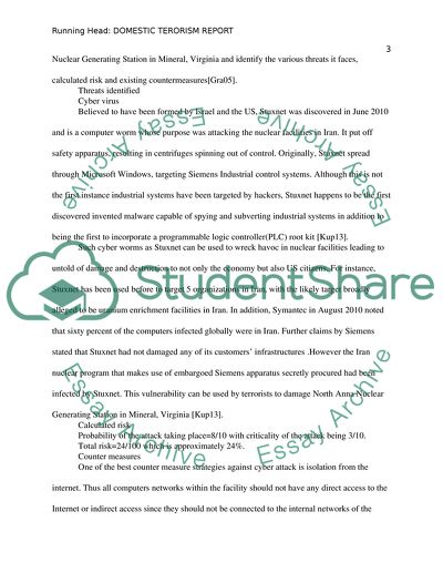 Vulnerability of North Anna Nuclear Generating Station in Virginia
