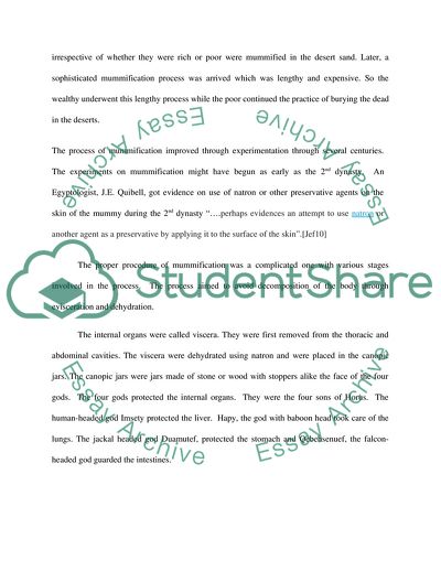 Ancient Egypt Mummification