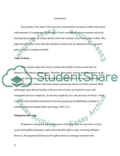 The Dark Side of Choice: When Choice Impairs Social Welfare