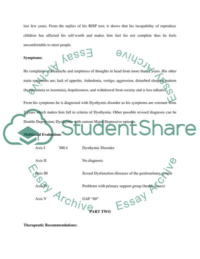 Psychology Disorders/Psychotherapy Activity