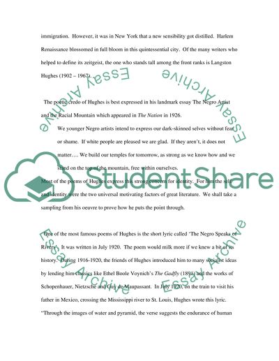 Langston Hughes: The Harlem Renaissance Genius