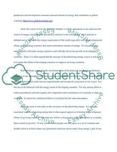 The Heating up of the Earths Atmosphere