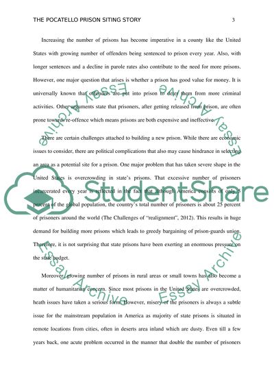 The Pocatello Prison Siting Story