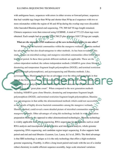Illumina Sequencing Technology