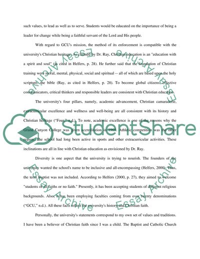 Grand Canyon Universitys History and Christian Heritage