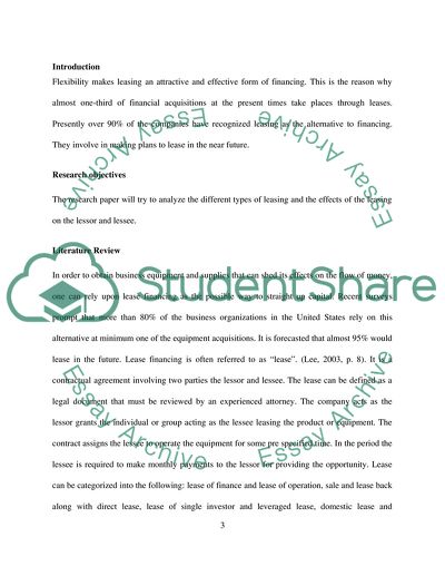 The Different Types of Leases