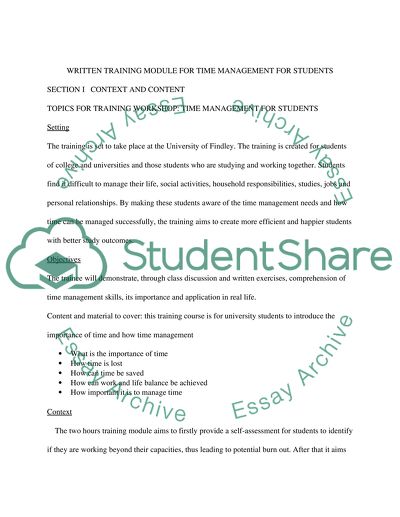 Time Management for Students