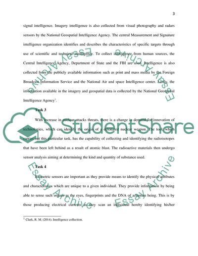 Intelligence Collection in Complex Environments