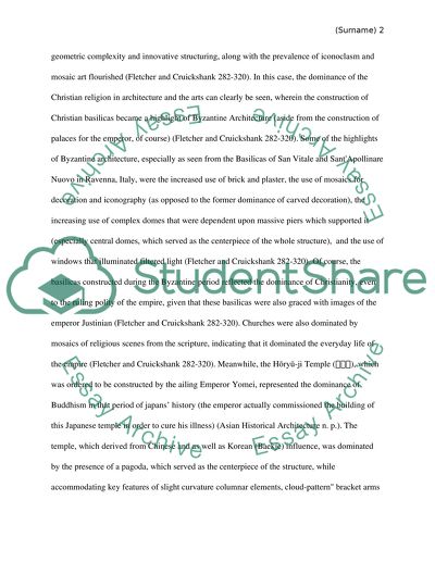 Art History: Byzantine Architecture from Ravenna, Italy, and Japans Hry-ji Temple