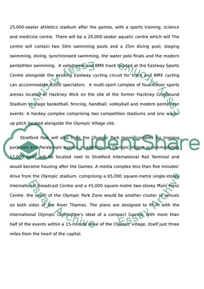 The 2012 Olympics and Paralympics in the UK